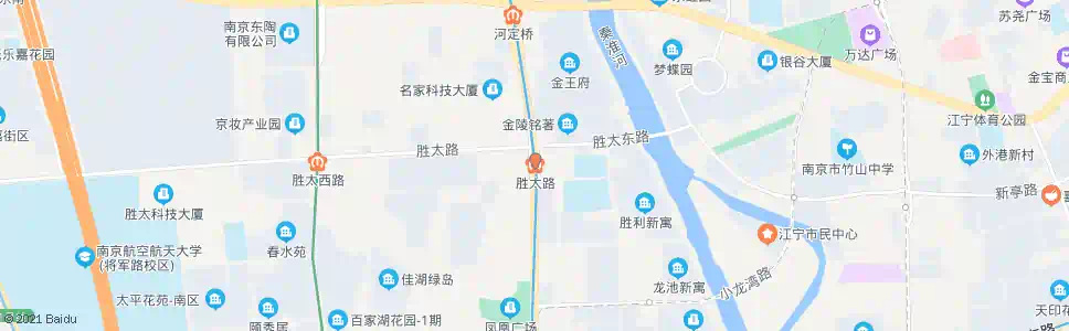 南京胜太路站_公交站地图_南京公交_妙搜公交查询2025