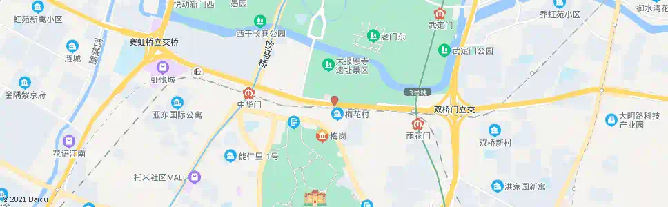 南京梅花村_公交站地图_南京公交_妙搜公交查询2025