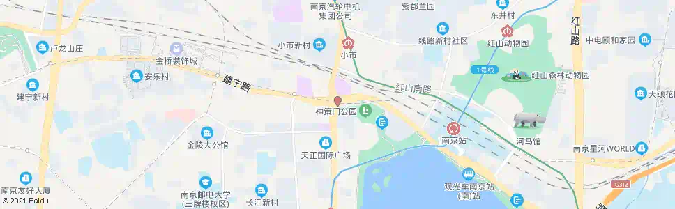 南京中央门立交_公交站地图_南京公交_妙搜公交查询2025