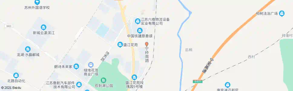 南京江宁初级中学_公交站地图_南京公交_妙搜公交查询2025