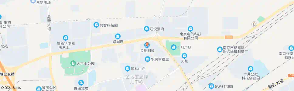 南京金地明悦城_公交站地图_南京公交_妙搜公交查询2025
