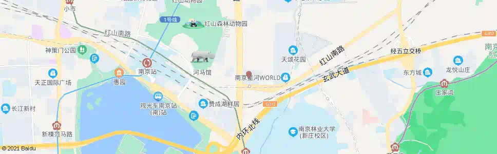 南京天发广场_公交站地图_南京公交_妙搜公交查询2025