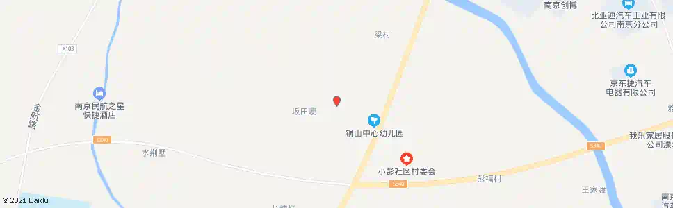 南京小彭村东_公交站地图_南京公交_妙搜公交查询2025