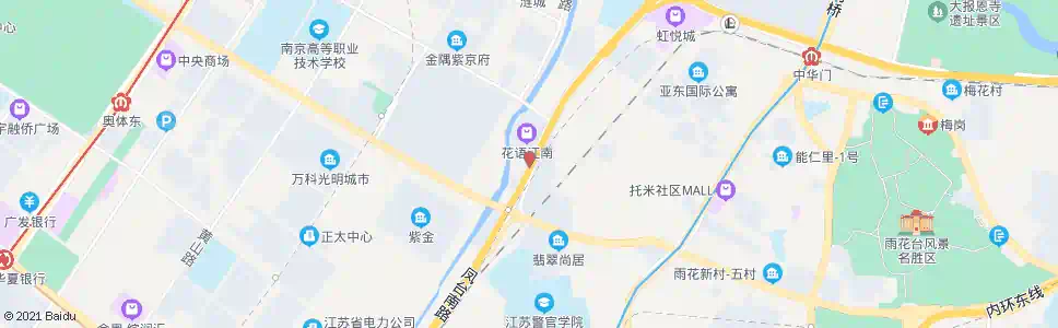 南京纬八立交桥北站_公交站地图_南京公交_妙搜公交查询2025