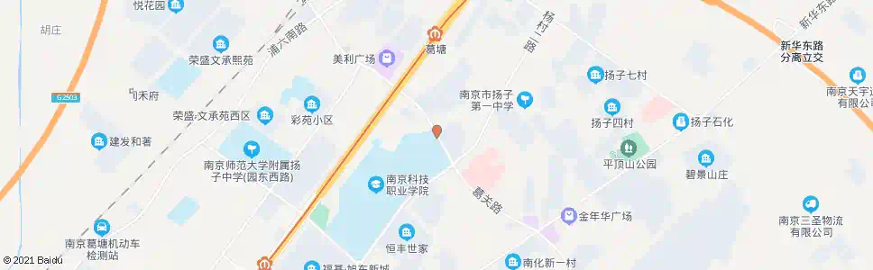 南京扬子二十一村_公交站地图_南京公交_妙搜公交查询2025
