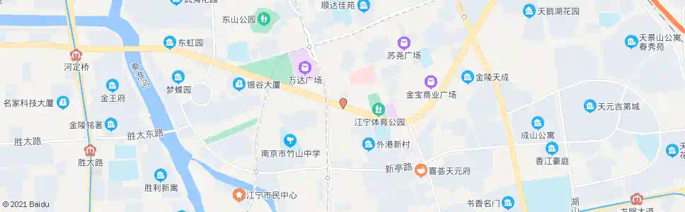 南京金箔路竹山路东_公交站地图_南京公交_妙搜公交查询2025