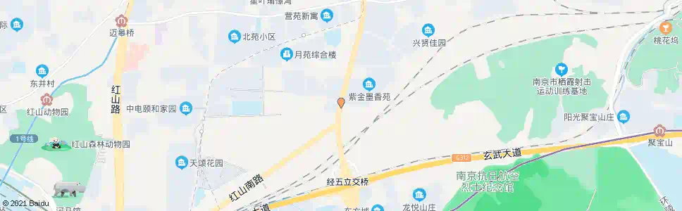 南京经五立交_公交站地图_南京公交_妙搜公交查询2025