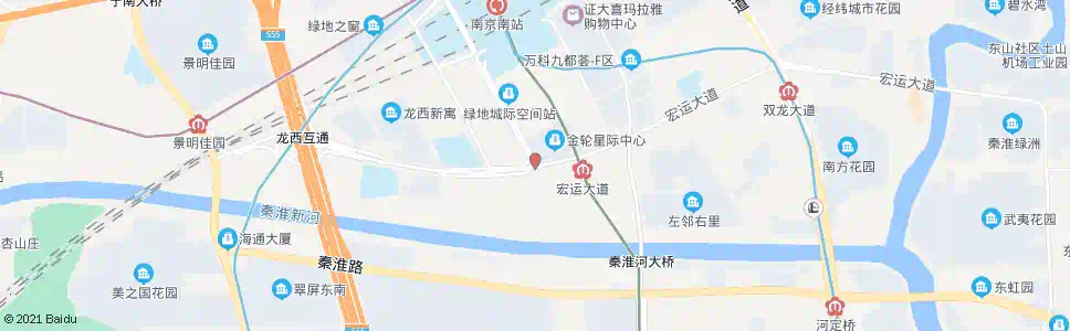南京宏运大道金源路_公交站地图_南京公交_妙搜公交查询2025