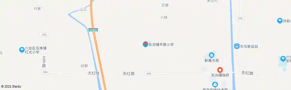 南京东沟小学_公交站地图_南京公交_妙搜公交查询2025