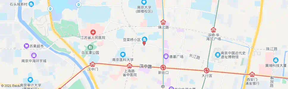南京华侨路_公交站地图_南京公交_妙搜公交查询2025
