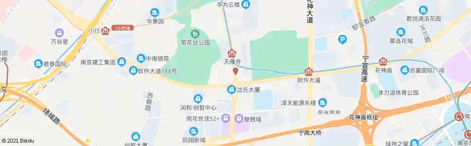 南京安德门大街软件大道_公交站地图_南京公交_妙搜公交查询2025