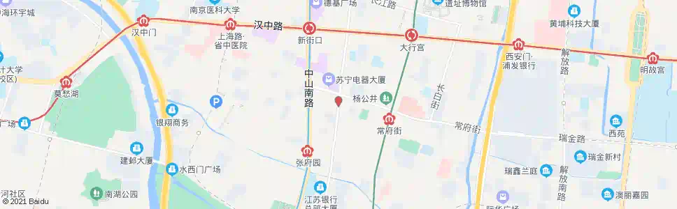 南京羊皮巷_公交站地图_南京公交_妙搜公交查询2025
