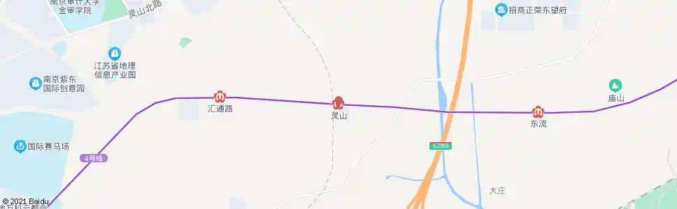 南京灵山站_公交站地图_南京公交_妙搜公交查询2025