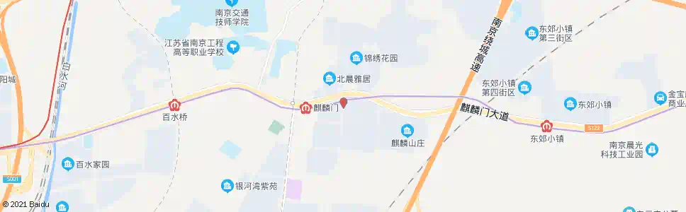 南京锦绣花园南_公交站地图_南京公交_妙搜公交查询2025