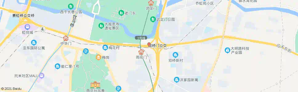南京双桥门西_公交站地图_南京公交_妙搜公交查询2025