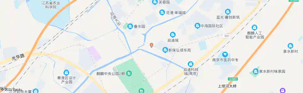 南京启迪大街沧麒东路_公交站地图_南京公交_妙搜公交查询2025