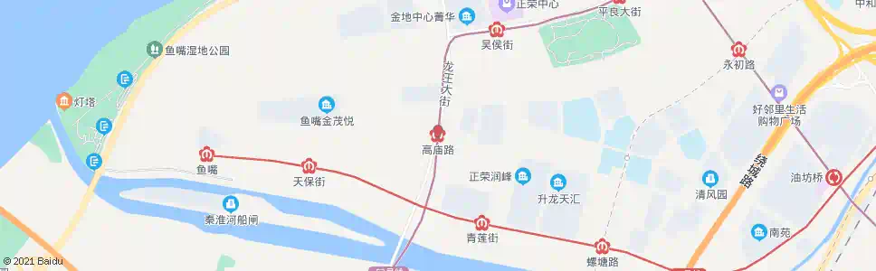 南京高庙路_公交站地图_南京公交_妙搜公交查询2025