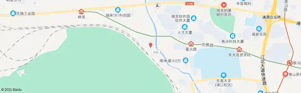 南京工地路中_公交站地图_南京公交_妙搜公交查询2025