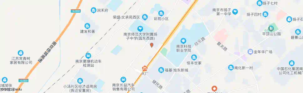 南京园西路六合大道_公交站地图_南京公交_妙搜公交查询2025