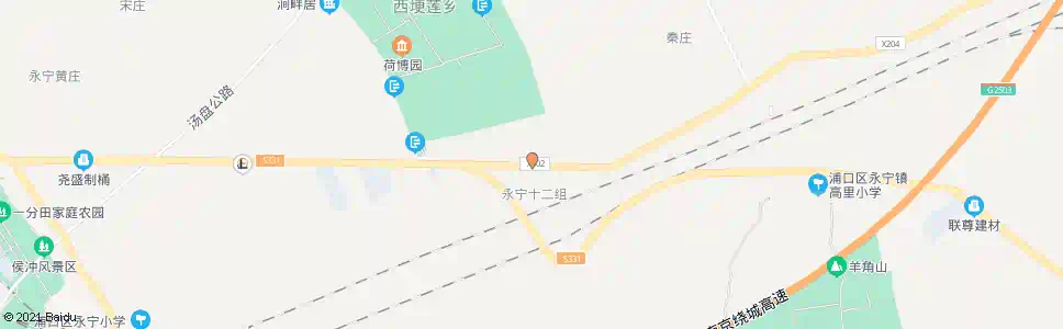 南京磁碑营西_公交站地图_南京公交_妙搜公交查询2025
