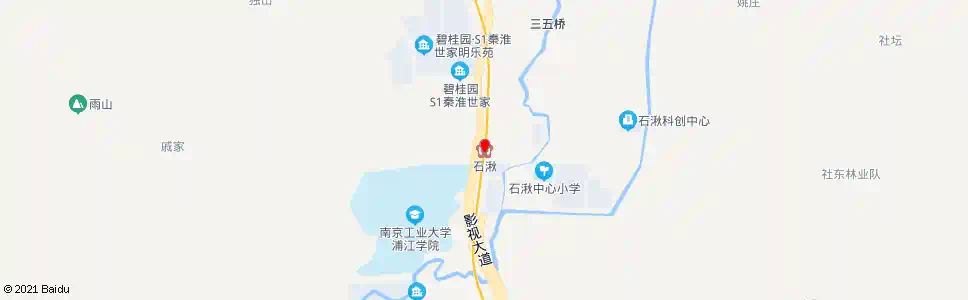 南京石湫_公交站地图_南京公交_妙搜公交查询2025