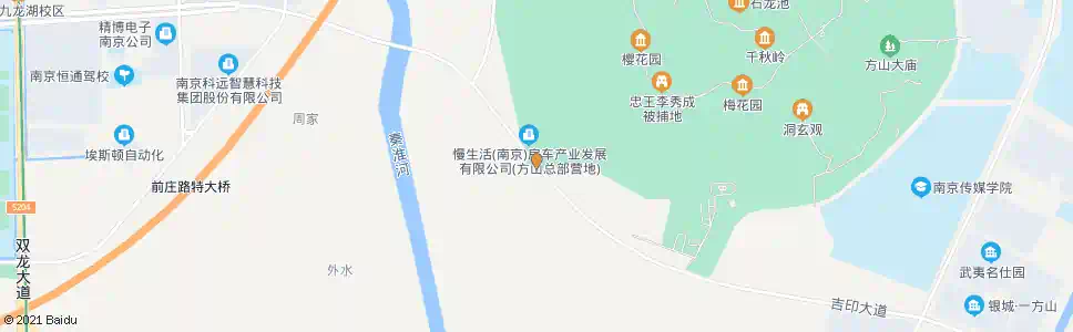 南京方前大道中_公交站地图_南京公交_妙搜公交查询2025