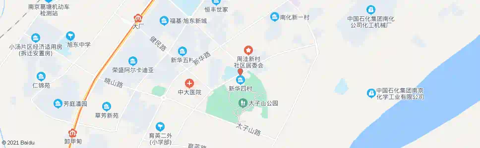 南京旭东路园东路_公交站地图_南京公交_妙搜公交查询2025