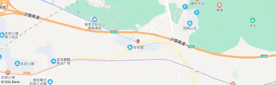 南京锁石生态园_公交站地图_南京公交_妙搜公交查询2025