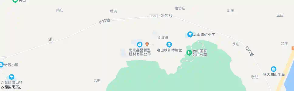 南京冶山商业街_公交站地图_南京公交_妙搜公交查询2025