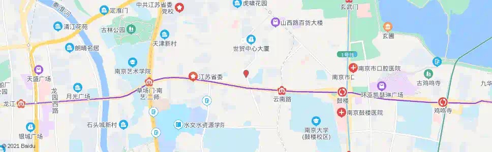 南京莫干路_公交站地图_南京公交_妙搜公交查询2025