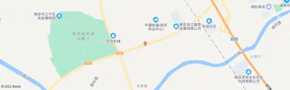 南京湖熟交巡警中队_公交站地图_南京公交_妙搜公交查询2025