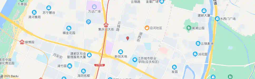 南京金地名京_公交站地图_南京公交_妙搜公交查询2025