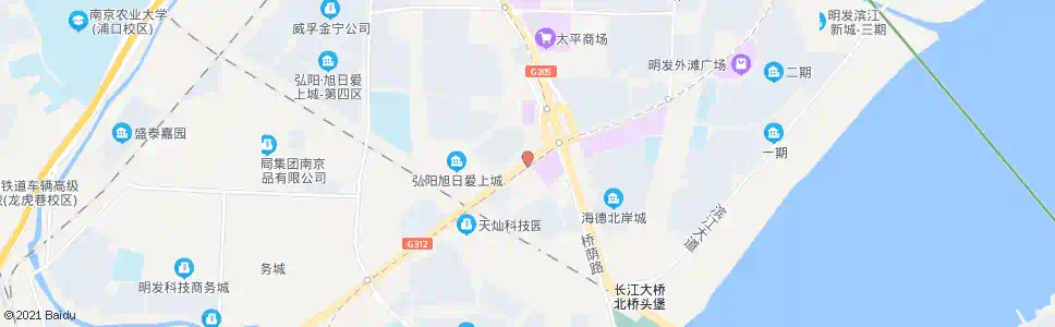 南京浦珠北路大桥北路_公交站地图_南京公交_妙搜公交查询2025