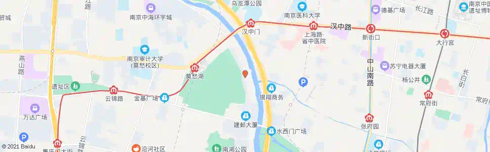 南京莫愁湖东路北站_公交站地图_南京公交_妙搜公交查询2025