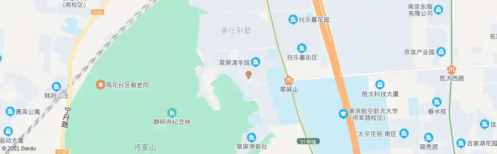 南京韩府路_公交站地图_南京公交_妙搜公交查询2025