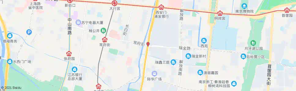 南京龙蟠中路瑞金路_公交站地图_南京公交_妙搜公交查询2025