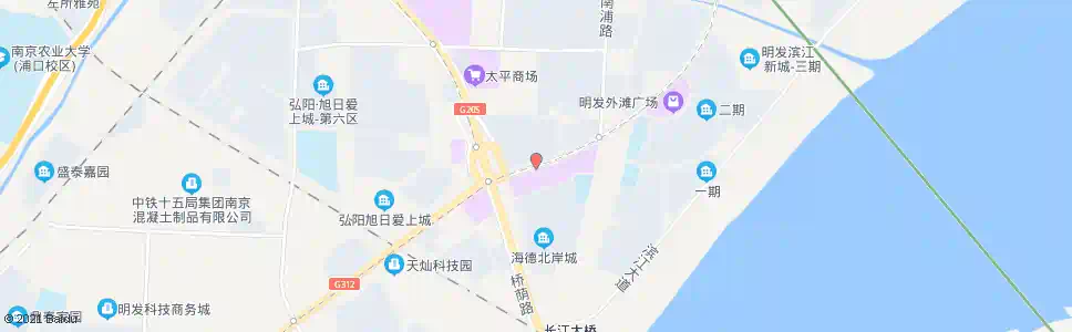 南京江山路大桥北路_公交站地图_南京公交_妙搜公交查询2025
