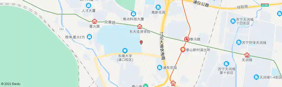 南京高新路东大路_公交站地图_南京公交_妙搜公交查询2025