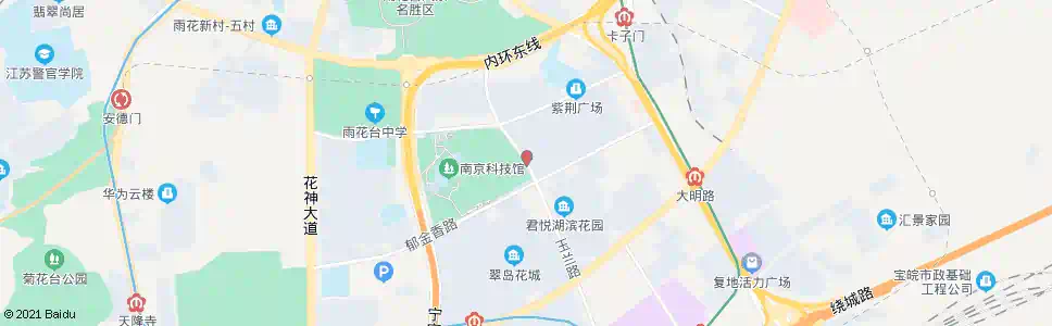 南京花神湖_公交站地图_南京公交_妙搜公交查询2025