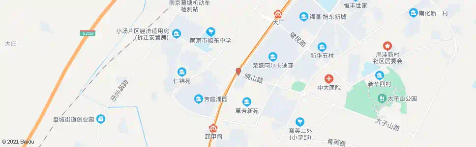 南京晓山路总站_公交站地图_南京公交_妙搜公交查询2025