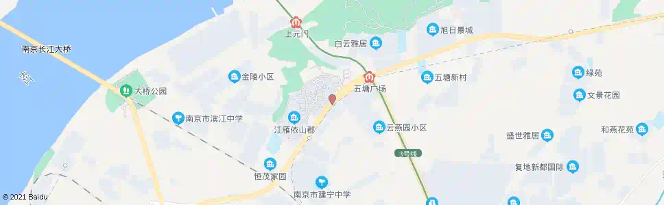 南京幕府新村_公交站地图_南京公交_妙搜公交查询2025