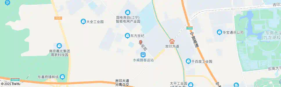 南京发动机公司西门_公交站地图_南京公交_妙搜公交查询2025