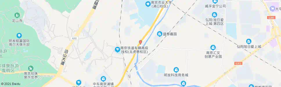南京浦六南路袁胡线_公交站地图_南京公交_妙搜公交查询2025