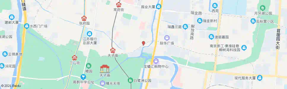 南京建康路大中桥_公交站地图_南京公交_妙搜公交查询2025