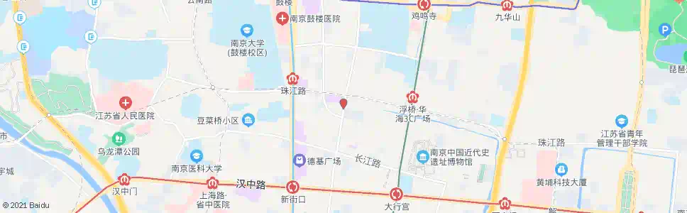南京红庙_公交站地图_南京公交_妙搜公交查询2025