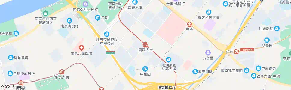 南京雨润大街站_公交站地图_南京公交_妙搜公交查询2025