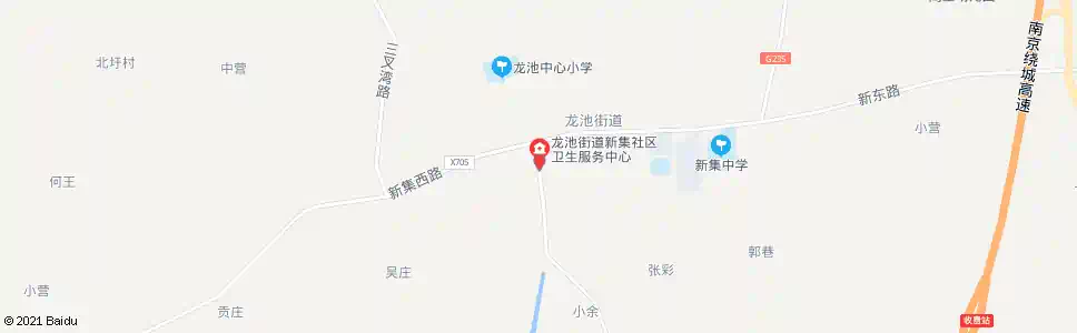 南京新集南_公交站地图_南京公交_妙搜公交查询2025