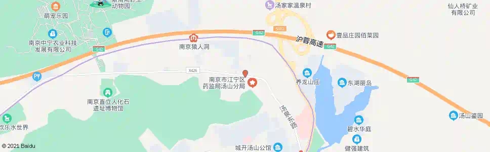 南京汤山中学_公交站地图_南京公交_妙搜公交查询2025