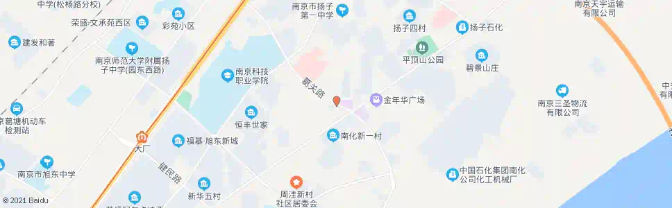 南京葛关路新华路_公交站地图_南京公交_妙搜公交查询2025