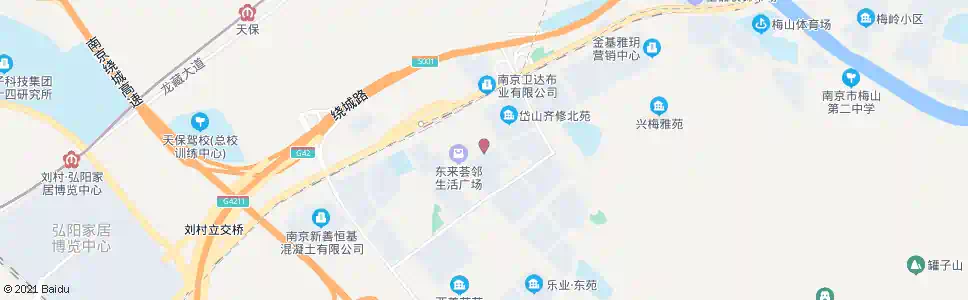南京岱山北路社区中心_公交站地图_南京公交_妙搜公交查询2025